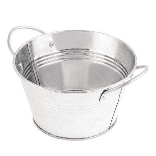 Olympia Mini Metal Food Bucket Shallow 150mm - DM214 - 2