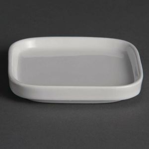 Olympia Flat Miniature Dishes 93mm (Pack of 12) - Y140 - 1