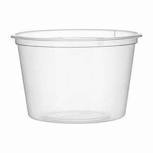 Fiesta Recyclable Plastic Microwavable Deli Pots 100ml / 3.5oz (Pack of 100) - CT286 - 1