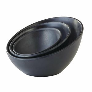 APS Zen Melamine Round Sloped Dipping Pot Black 80ml - Each - DA295 - 3