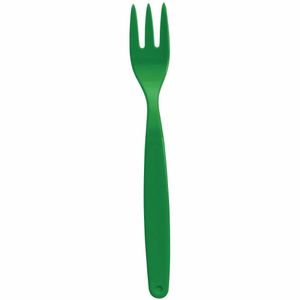 Olympia Kristallon Polycarbonate Fork Green (Pack of 12) - DL120 - 3