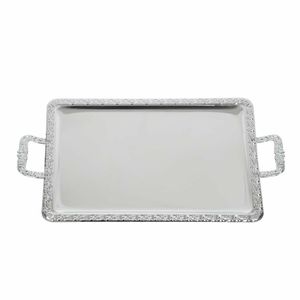 APS Stainless Steel Rectangular Handled Service Tray 600mm - P004 - 3