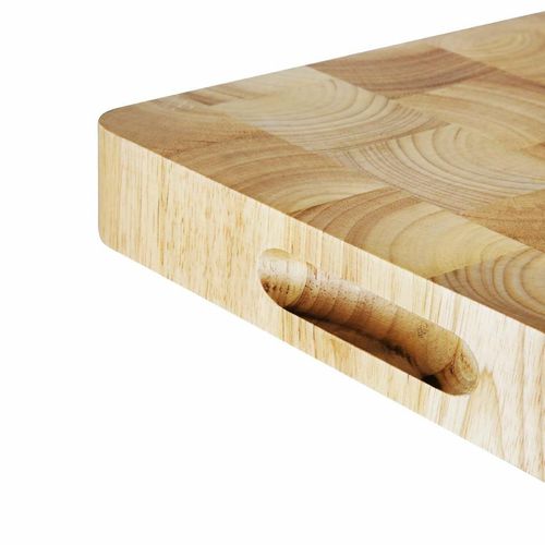 Vogue Rectangular Wooden Chopping Board Medium - C459 - 3