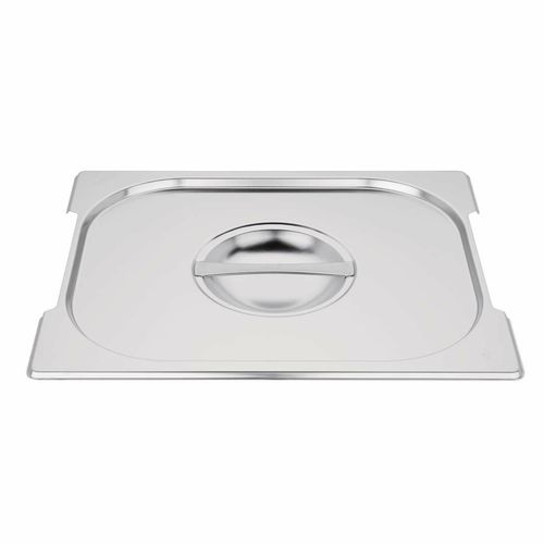 Vogue Stainless Steel 1/2 Gastronorm Handled Pan Lid - CB185 - 1