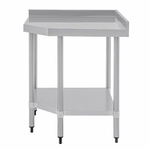 Vogue Stainless Steel Corner Table 600mm - CB907 - 3