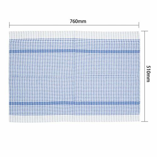 Vogue Wonderdry Blue Tea Towels (Pack of 10) - CC596 - 5