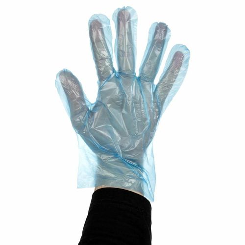 Disposable Powder-Free Polyethylene Gloves Blue (Pack of 100) - U602 - 4