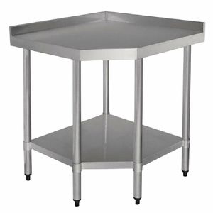 Vogue Stainless Steel Corner Table 700mm - GL278 - 1