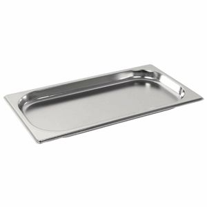 Vogue Stainless Steel 1/3 Gastronorm Pan 20mm - GM310 - 1