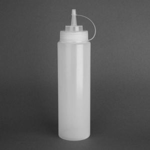 Vogue Clear Squeeze Sauce Bottle 24oz - K163 - 3