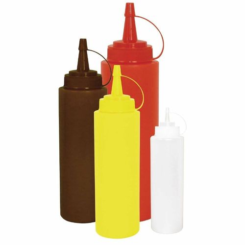 Vogue Clear Squeeze Sauce Bottle 12oz - K657 - 7