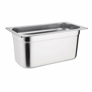 Vogue Stainless Steel 1/3 Gastronorm Pan 150mm - K934 - 1