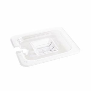 Vogue Polycarbonate 1/6 Gastronorm Lid Notched - U254 - 1