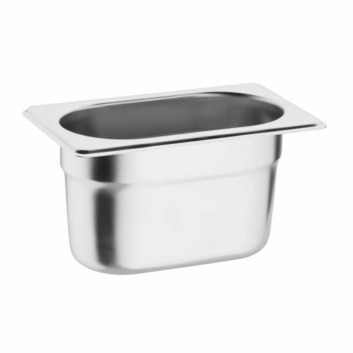 Vogue Gastronorm Pan Set with Lids 1/9 (Pack of 6) - S430 - 2
