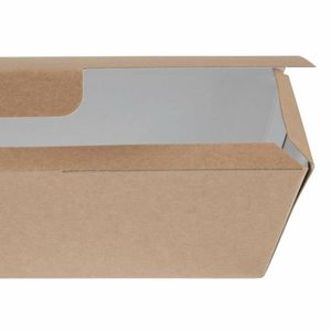 Colpac Compostable Kraft Food Boxes 250mm (Pack of 150) - FA363 - 3