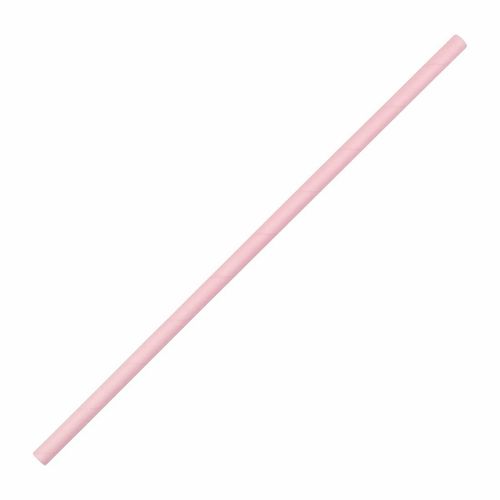 Fiesta Compostable Paper Straws Pink (Pack of 250) - FB139 - 1