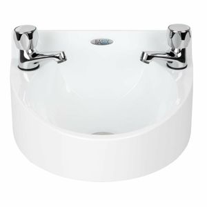 Basix Polycarbonate Wash Hand Basin White - CE987 - 1