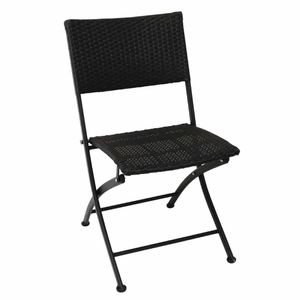 Bolero PE Wicker Folding Chair Set (Pack of 2) - GL303 - 1