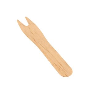 Fiesta Compostable Disposable Wooden Chip Forks (Pack of 1000) - CD901 - 3