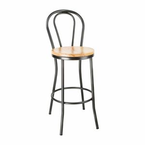 Bolero Clarisse High Stools Metallic Grey (Pack of 1) - DC179 - 1