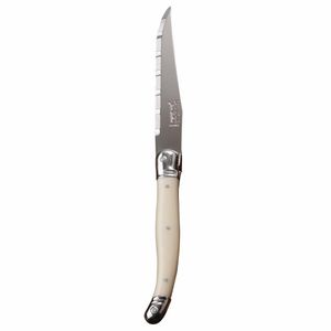 Laguiole Serrated Steak Knives Ivory Handle (Pack of 6) - V596 - 1