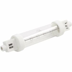 Jacketed Infrared Quartz Heat Bulb R7 118mm 300W - CC533 - 1