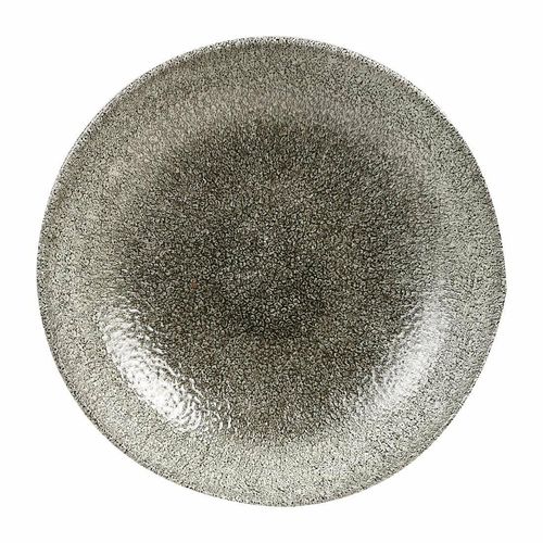 Churchill Studio Prints Raku Round Coupe Bowls Quartz Black 248mm (Pack of 12) - HC771 - 2