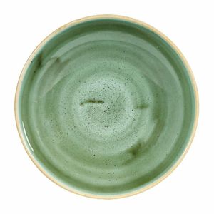 Churchill Stonecast Round Coupe Bowls Samphire Green 182mm (Pack of 12) - CT783 - 1