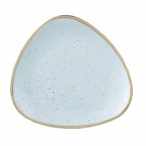 Churchill Stonecast Triangle Plate Duck Egg Blue 315mm (Pack of 6) - DK506 - 1