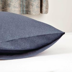 Mitre Essentials Opal Pillowcase Navy - HD379 - 3
