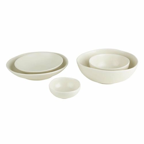 Olympia Build-a-Bowl White Flat Bowls 190mm (Pack of 6) - FC704 - 4
