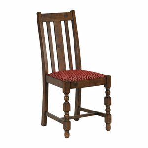 Mayfair Dining Chair with Red Diamond Padded Seat (Pack of 2) - FT408 - 1