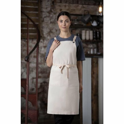 Southside Cotton Canvas Bib Apron Stone - BB685 - 1