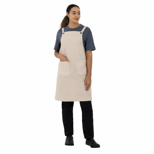 Southside Cotton Canvas Bib Apron Stone - BB685 - 14