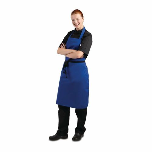 Whites Bib Apron Royal Blue - A542 - 3
