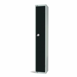 Elite Single Door Manual Combination Locker Locker Black with sloping top - GR670-CLS - 3