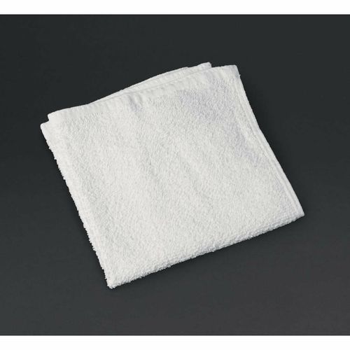 Mitre Essentials Carnival Face Cloth White (Pack of 10) - HB621 - 3