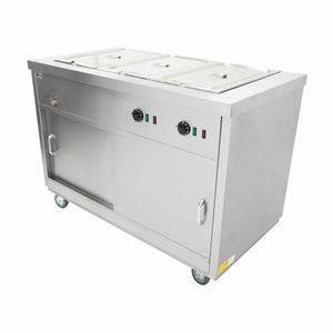 Parry Mobile Hot Cupboard with Bain Marie Top HOT12BM - FA353 - 3