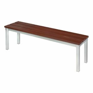 Enviro Outdoor Walnut Effect Faux Wood Bench 3ft - CK814 - 1