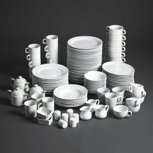 Olympia Athena Wide Rimmed Plates 165mm White (Pack of 12) - CC206 - 3