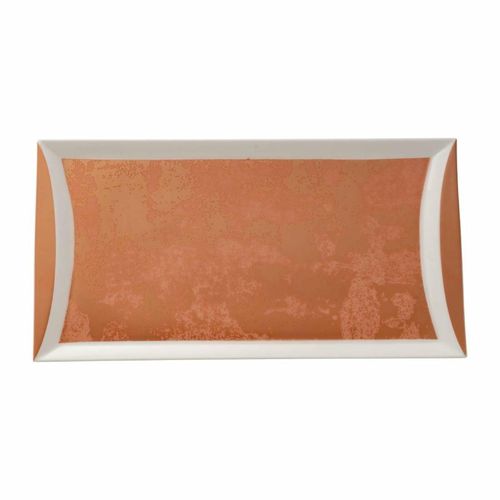 Royal Crown Derby Crushed Velvet Copper Rectangle Tray 320x160mm (Pack of 6) - FE111 - 1