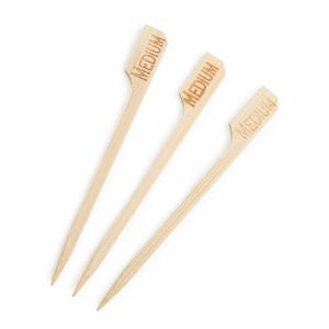 Biodegradable Bamboo Steak Markers Medium (Pack of 100) - GE897 - 1