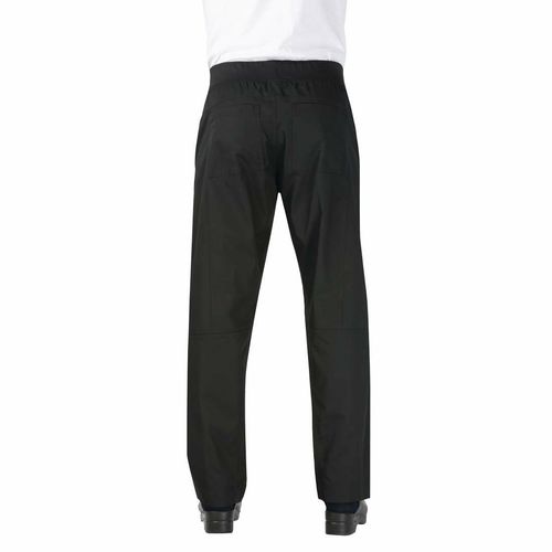Chef Works Men's Lightweight Slim Trouser Black Size S - BB301-S - 11