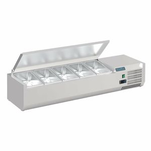 Polar G-Series Countertop Prep Fridge with Lid 5x 1/4GN - FA854 - 3