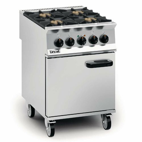 Lincat Opus 800 Propane Gas 4 Burner Dual Fuel Oven Range OD8006/N - DM508-P - 1