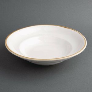 Olympia Kiln Pasta Bowl Chalk 250mm 340ml (Pack of 4) - FB979 - 3