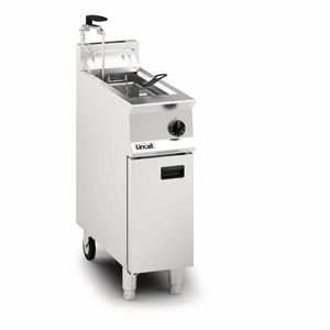 Lincat Opus 800 Single Tank Single Basket Free Standing Natural Gas Filtration Fryer OG8110/OP - DM537-N - 1