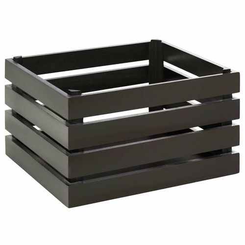 APS Superbox Coated Wooden Crate Black 350 x 290mm - FT152 - 1