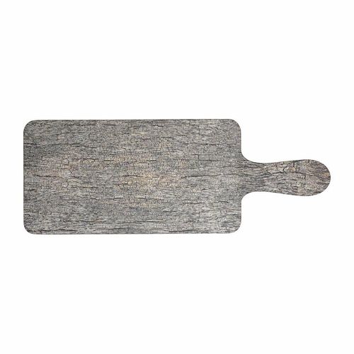 Churchill Alchemy Buffet Handled Melamine Paddle Boards Distressed Wood 266mm - DW761 - 1