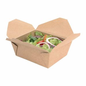 Fiesta Recyclable Cardboard Takeaway Food Containers 152mm (Pack of 200) - FN895 - 3